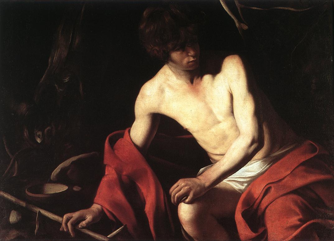 C'EST ARRIVE AUJOURD'HUI .......... il y a longtemps ! - Page 15 8078-st-john-the-baptist-caravaggio