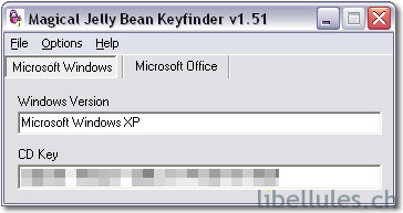 طريقة جعل xp اصلية بدون crack Keyfinder