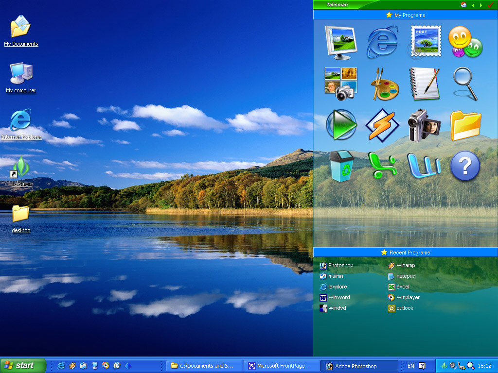  تمتع بسطح مكتب اكثر جمالا واناقة Talisman.Desktop.v3.1.3100 Bigiconspanel