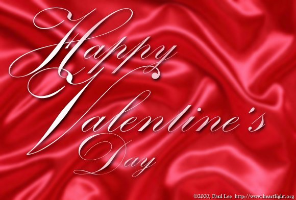 بمناسبة عيد الحب HappyValentinesDay-redsatin