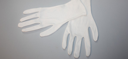 Como evitar o descascamento dos cloth?  Guantes-de-Algodon