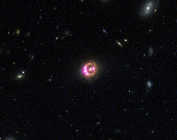 Buco nero supermassiccio ruota a metà della velocità della luce RX-J1131-1231-buco-nero-supermassiccio-700x556