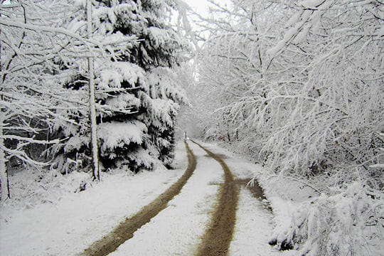 La france sous la neige! Mayenne-533409