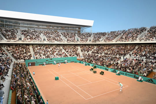 l'extension de Roland-Garros Court-supplementaire-couvert-429099