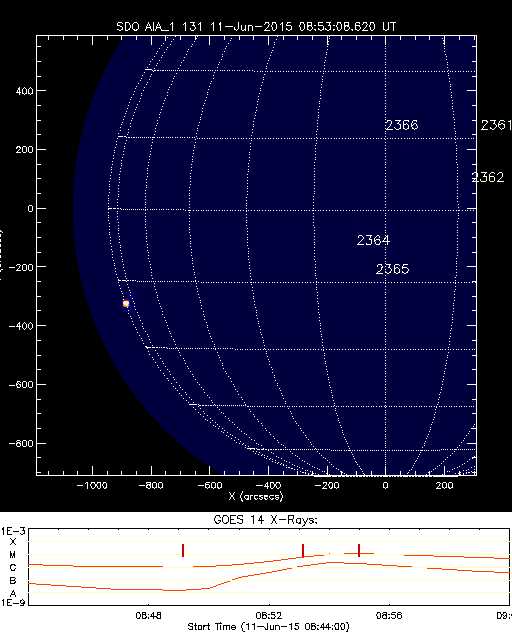 Space Weather Forecasts - ESTUDIO DEL SOL Y LA #MAGNETOSFERA , #ASTRONOMÍA - Página 16 Gev_20150611_0849