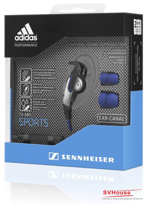 Tai nghe thể thao chính hãng Sennheiser bền chất TaingheSennheiserCX685-S