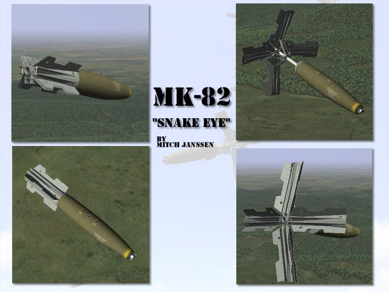 Batalla aerea Mk-82-snake-eye