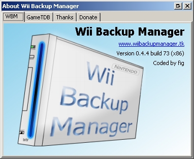 Nouvelle MAJ pour la Wii Backup manager WiiBackupManager0