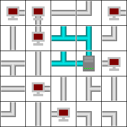 لعبة net-walk بحجم صغير 2.55 mb Netwalk-puzzle