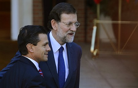 Corrupción de Rajoy involucra a presidente mexicano Peña Nieto con constructora y elecciones  Rajoy_epn_0-450x287