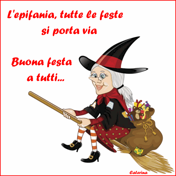 Venerdi 6 gennaio.  Buona Epifania  Befana_2017