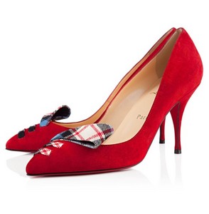 Christian Louboutin Alors Audrey 80mm Veau Velours rouge