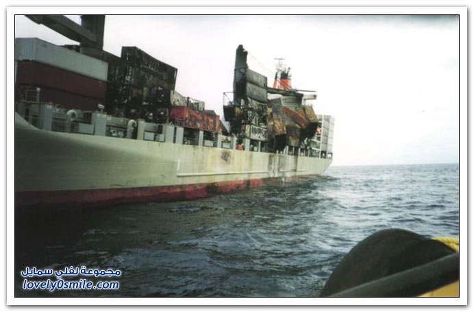 صور حوادث السفن والبواخر الكبيره Freighters-accidents-29