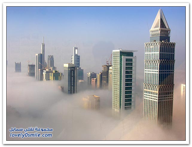 صور: دبي في الضباب Dubai-fog-08