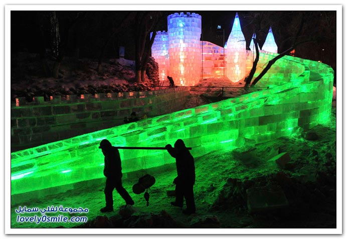 مهرجان نحت الجليد فى الصين Harbin-Ice-17