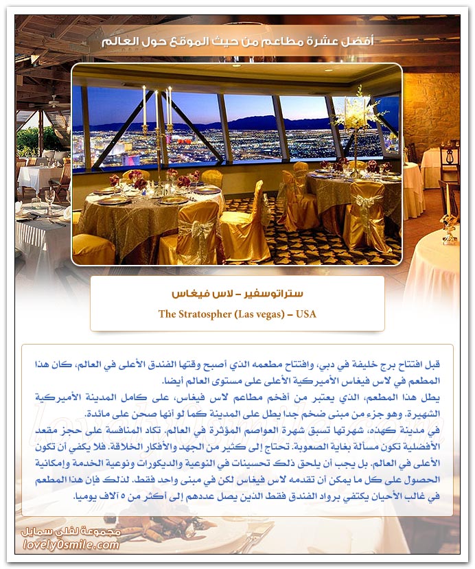 أفضل عشرة مطاعم من حيث الموقع حول العالم BestRestaurantPlace-10