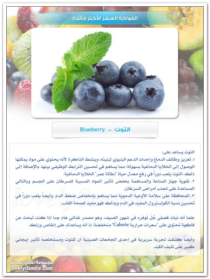 الفواكه العشر الأكثر فائدة TopFruitsForHealthy-04