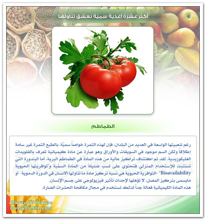 أغذية سامة نعشقها! TopToxicFoodsWeLove-01