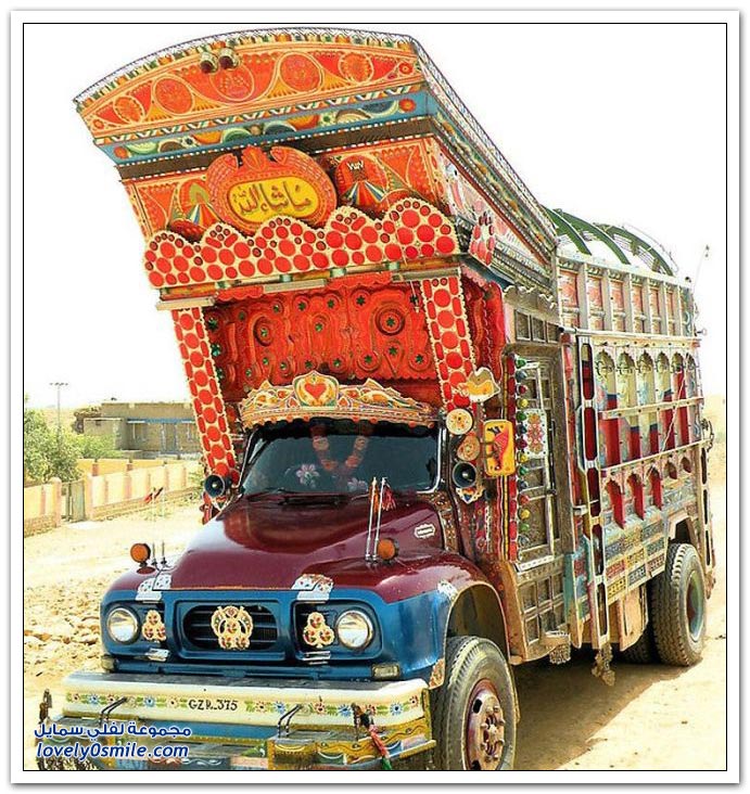 الشاحنات في باكستان(صور)‎ Decorating-trucks-in-Pakistan-04