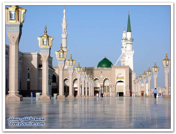 المسجد النبوي الشريف في المدينة المنورة والقدس  BeautifulMosque-081