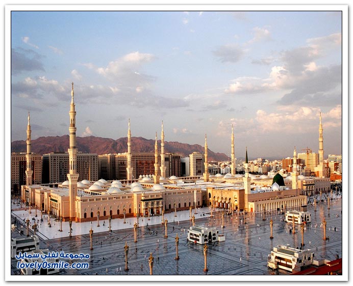 المسجد النبوي الشريف في المدينة المنورة والقدس  BeautifulMosque-085