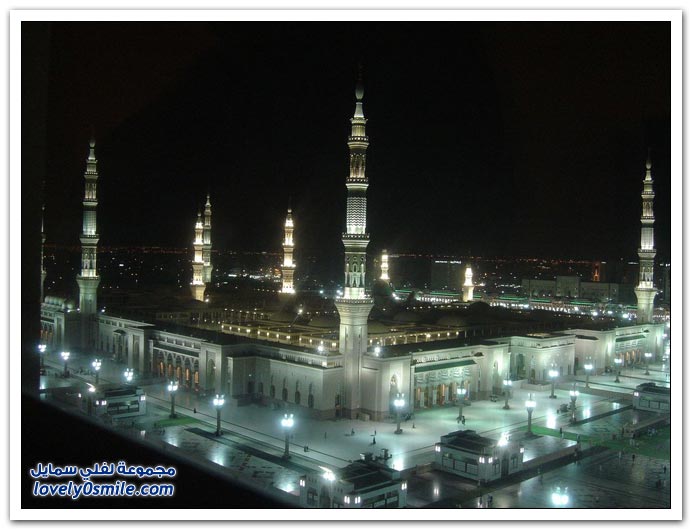 المسجد النبوي الشريف في المدينة المنورة والقدس  BeautifulMosque-090