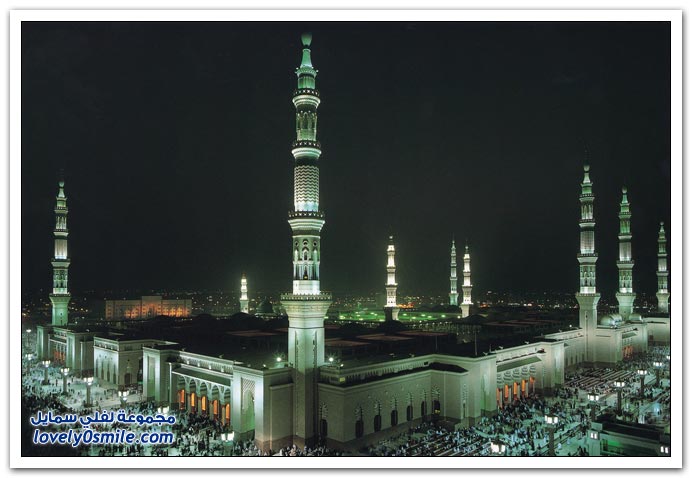 المسجد النبوي الشريف في المدينة المنورة والقدس  BeautifulMosque-091