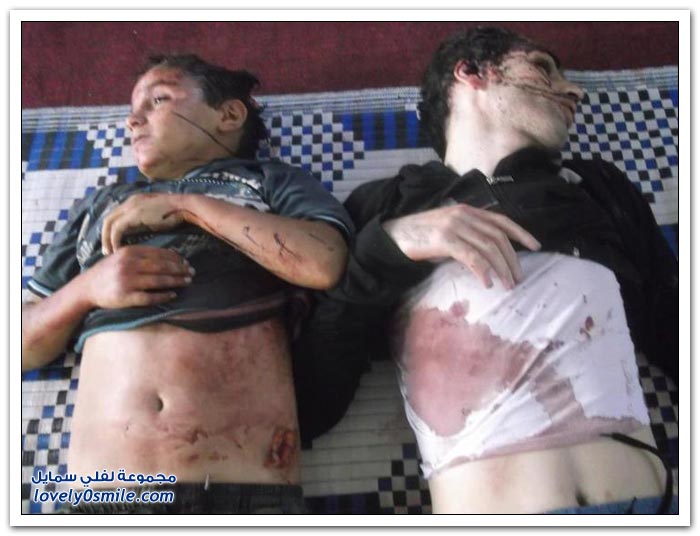 صور أطفال الحولة قبل المجزرة وبعدها . Images-of-the-Hula-massacre-in-Syria-17