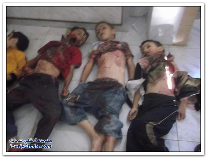 صور أطفال الحولة قبل المجزرة وبعدها . Images-of-the-Hula-massacre-in-Syria-26