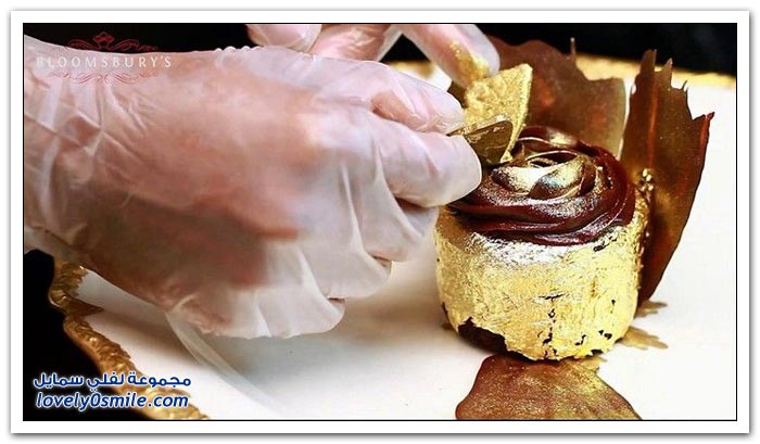 أغلى كوب كيك في العالم Cup-cake-coated-with-gold-03