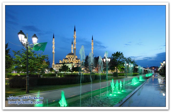 مسجد قلب الشيشان في مدينة غروزني >>>غاية في الجمال  Mosque-in-Grozny-14