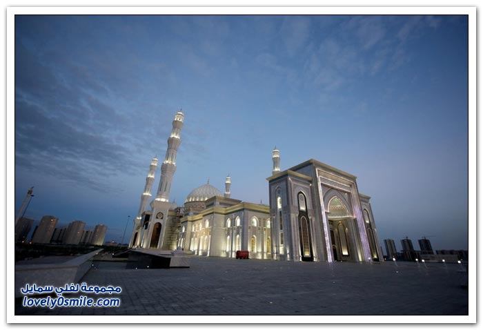 مسجد حضرة السلطان في كازاخستان Hazrat-Sultan-mosque-in-Kazakhstan-32