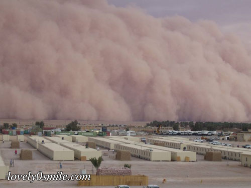 عاصفة حدثت في العراق مع الجيش الامريكي Sandstorm-in-iraq-05