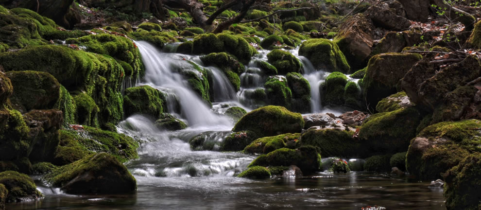  Crimea, Ukraine. Waterfall-at-Grand-Canyon-of-Crimea