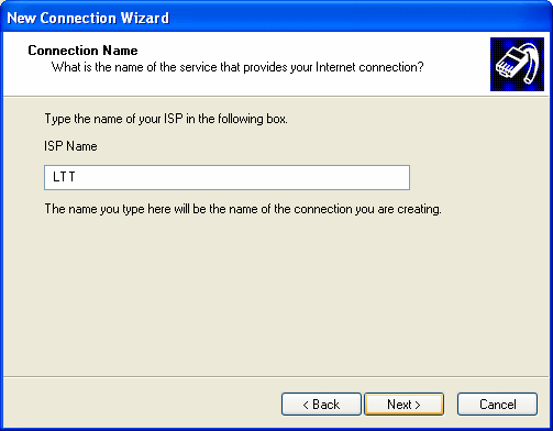 ليبيا نت كيف يمكنني إعداد وصلة dialup لـ Windows XP ؟ Connxp4