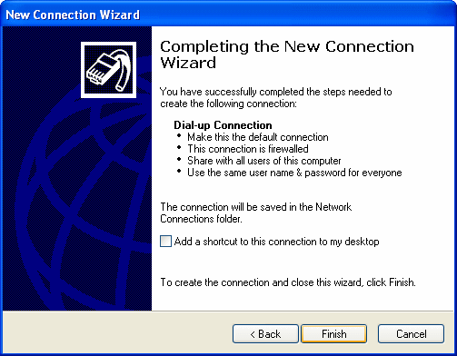 ليبيا نت كيف يمكنني إعداد وصلة dialup لـ Windows XP ؟ Connxp7