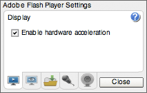 FLASH PLAYER LOCAL SETTINGS MANAGER Display_en