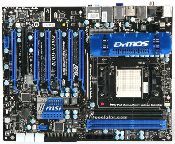 AMD Leo(plataforma entusiasta para juegos) MSI_890FX-GD70_board_01