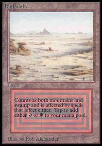 ETAPE n°2 : Les différents types de Carte Magic : Badlands