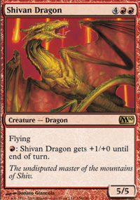 Magic : The Gathering Shivan_dragon