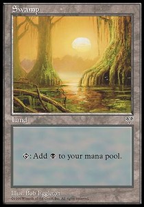 ETAPE n°2 : Les différents types de Carte Magic : Swamp1