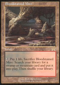 ETAPE n°2 : Les différents types de Carte Magic : Bloodstained_mire