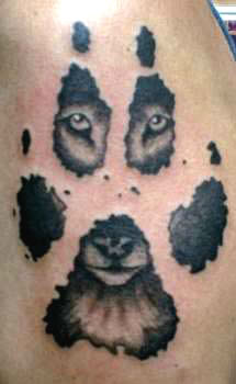 Fledermaus & andere Tiere Tier-tattoo-wolf