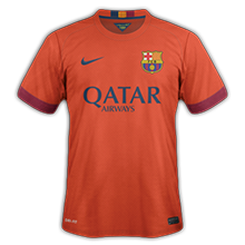 FC Barcelona reclutamiento FC-Barcelone-2015-maillot-exterieur-14-15