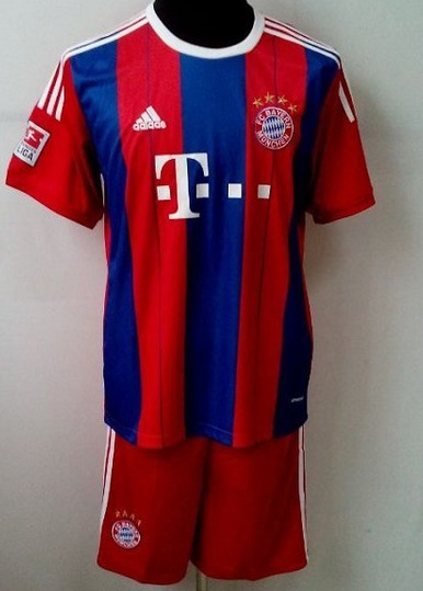 Maillot saison 2014-2015 Bayern-Munich-2015-maillot-foot-domicile