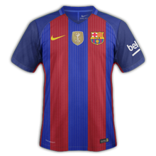 SKEL HORROR SHOW 6 ETOILES SUR LE MAILLOT - Page 5 Barcelone-2017-maillot-foot-domicile