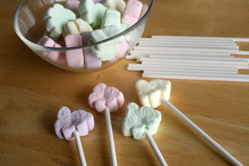  إبداعات نتيّه ♨ . . ╣ صور و دروس الأشغال اليدويّة ╔  Marshmallow-Bunnies-on-a-stick