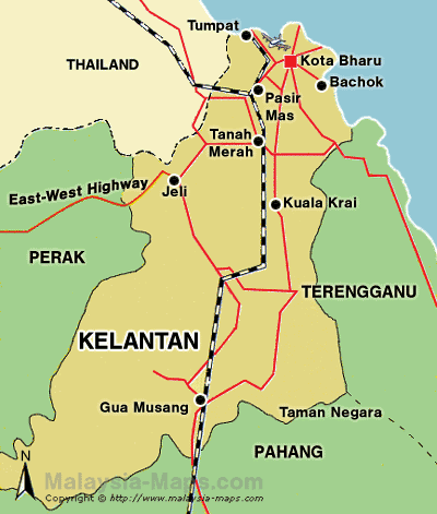 Kelantan darul Naim Map-kelantan