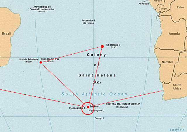 ¿Sabes dónde está la Isla de Santa Elena? Shelena