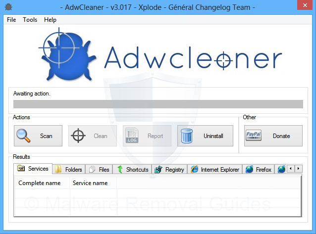 How to Remove Awesomehp / SpeedDail / ishart 123 / QVO6 and QV06 advares  of google chrome / Internet explorer / Firefox ? AdwCleaner-v3.017